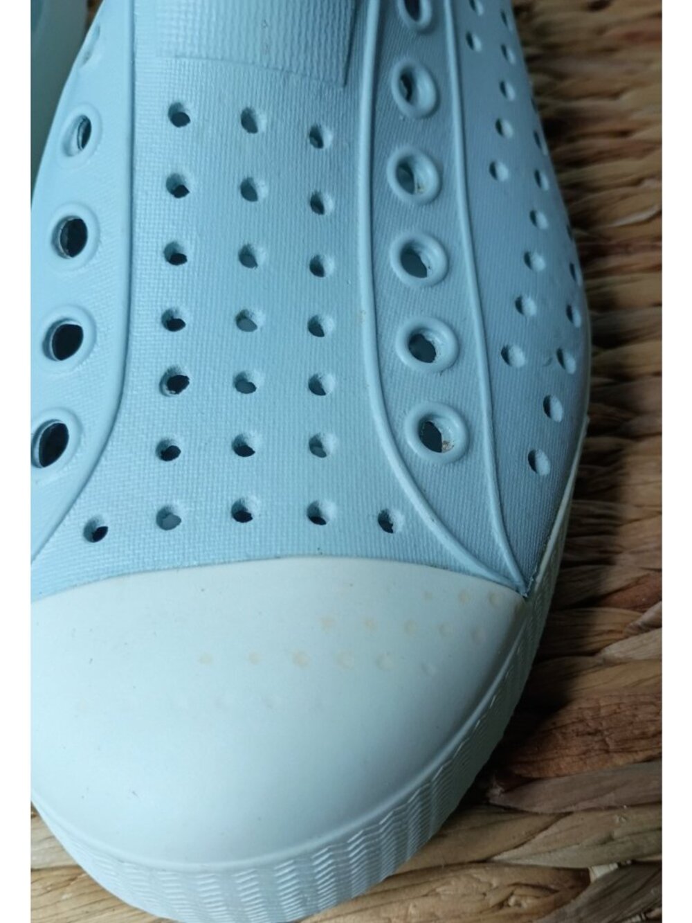Native Unisex Jefferson Slip On Shoes W7/M5 Ocean Green Waterproof Outdoor READ - Picture 10 of 10
